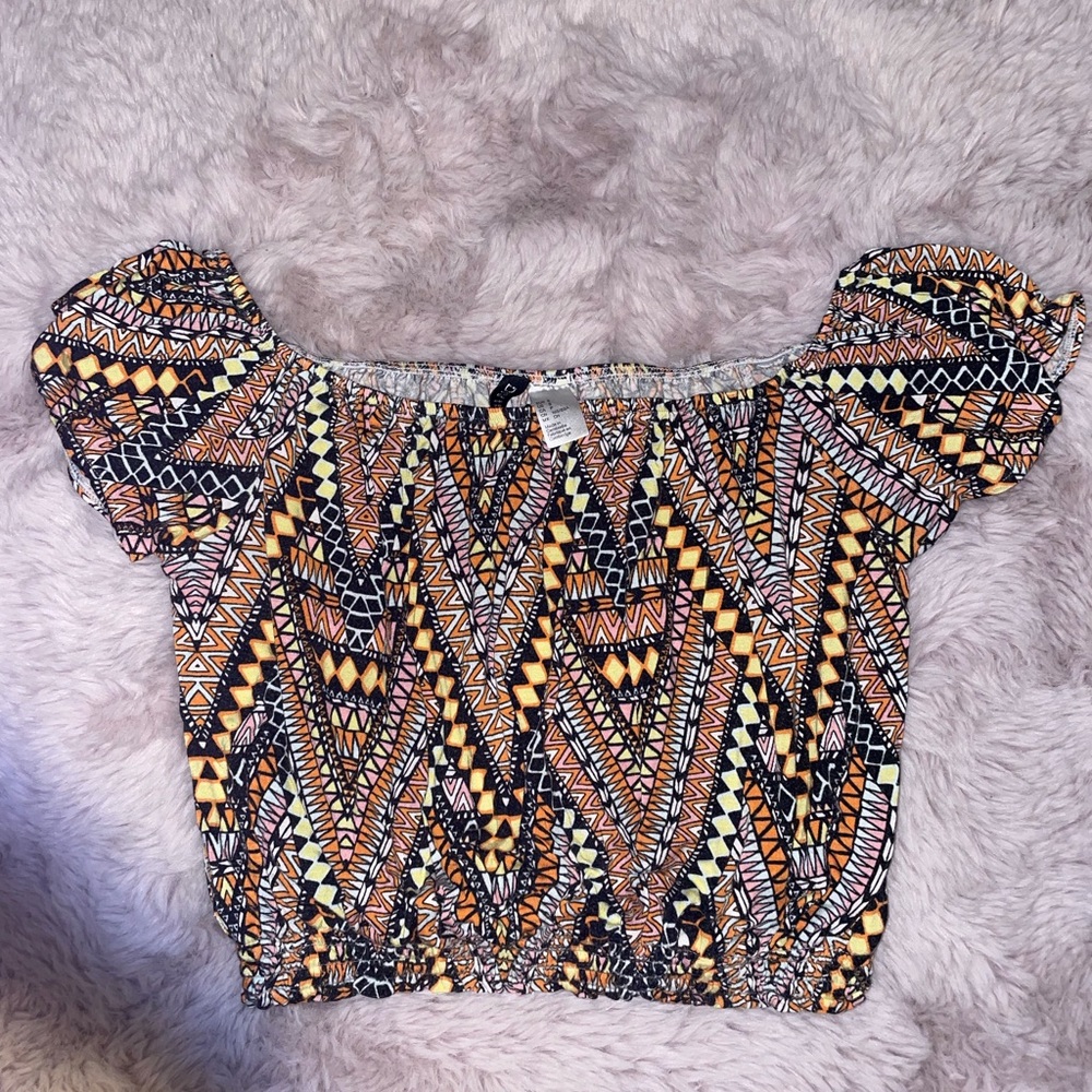 Cute colorful crop top